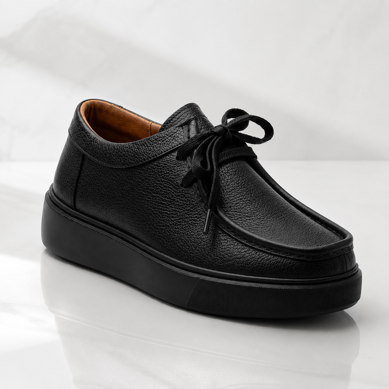 Chaussure en cuir confort raffiné