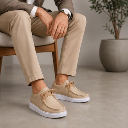 Chaussure en cuir confort raffiné
