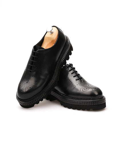 Chaussure décontractée classique pour homme HODS en cuir véritable et semelle EVA