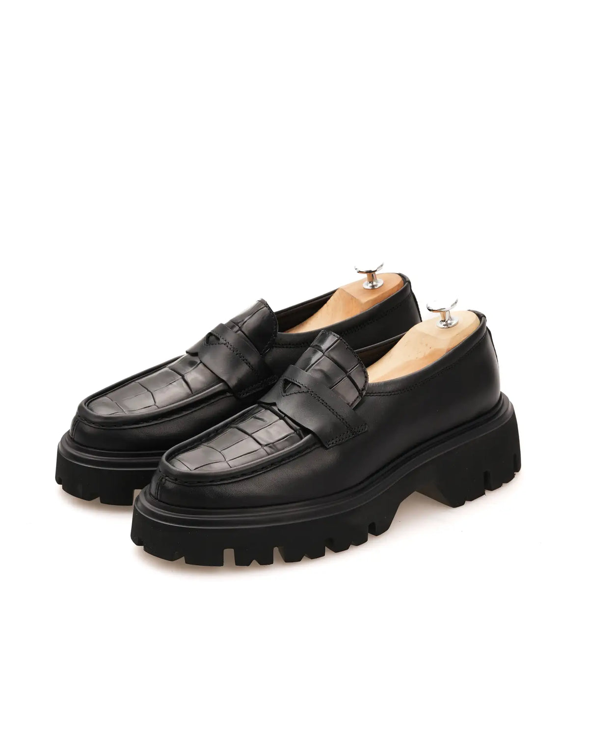 CHAUSSURES DÉCONTRACTÉES CLASSIQUES EN CUIR VÉRITABLE RAKTOR POUR HOMMES