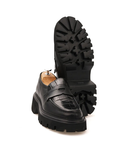 CHAUSSURES DÉCONTRACTÉES CLASSIQUES EN CUIR VÉRITABLE RAKTOR POUR HOMMES