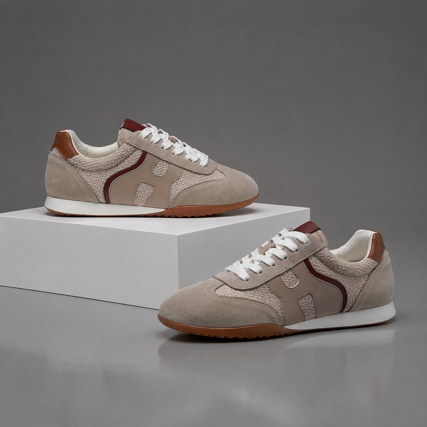 Sneakers Premium Beige & Terracotta